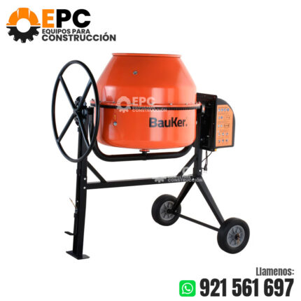 MEZCLADORA DE CONCRETO DE MEDIA BOLSA MARCA BAUKER